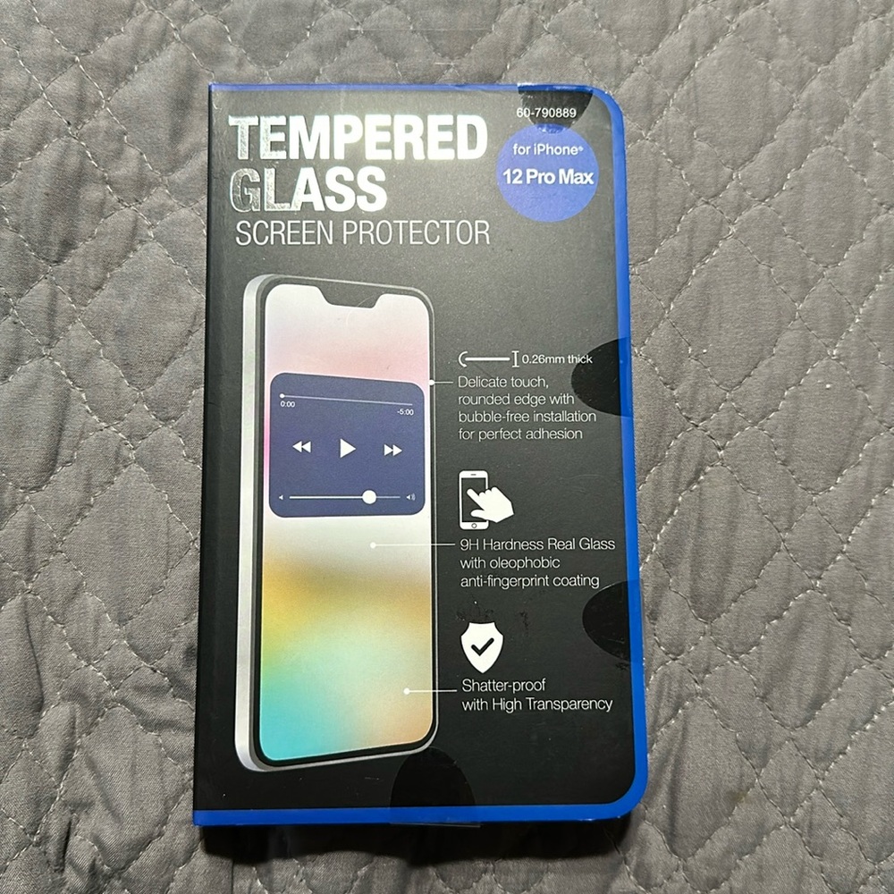 BRAND NEW TEMPERED GLASS SCREEN PROTECTOR FOR iPhone 12 PRO MAX